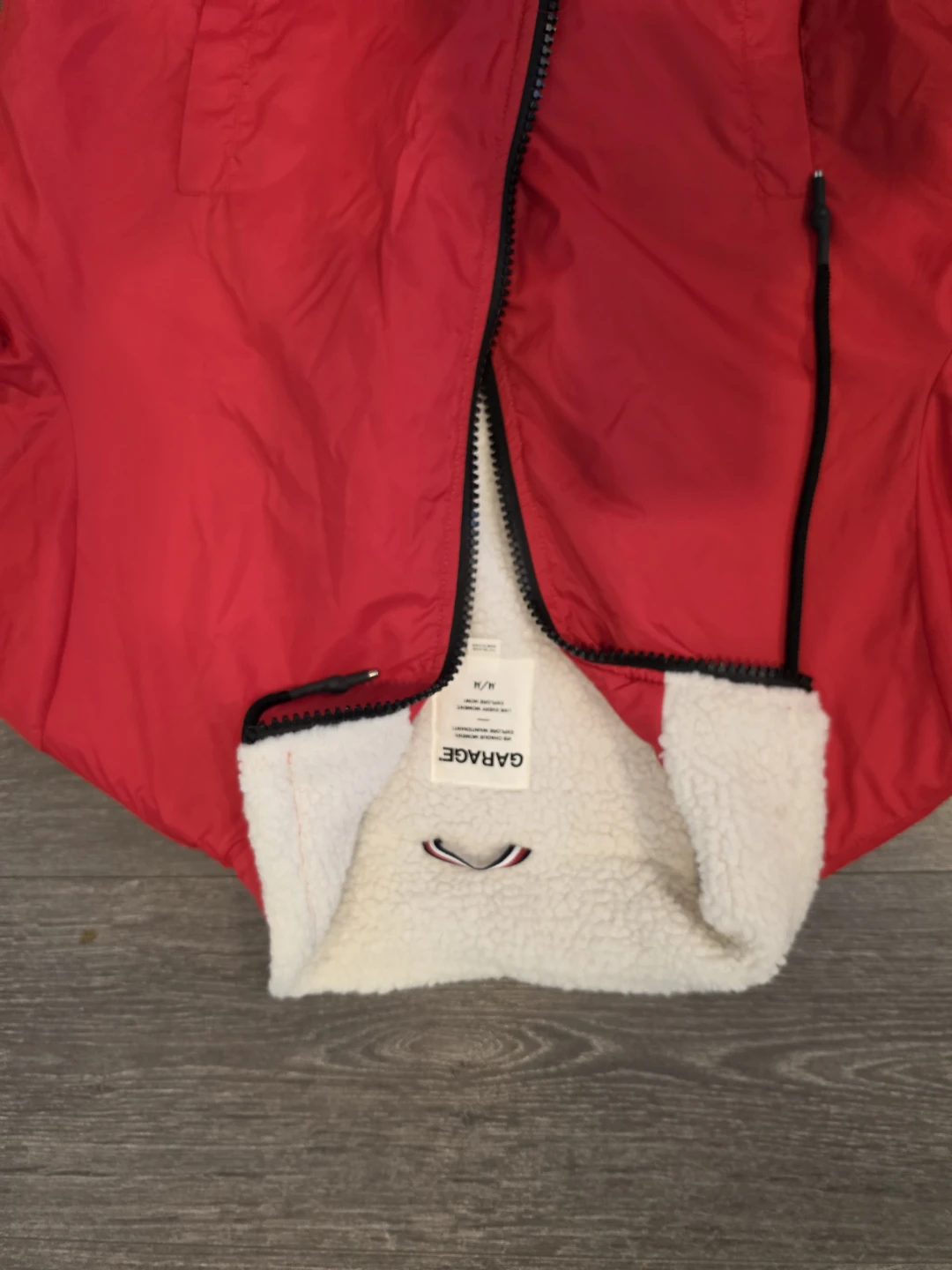 Garage Red Sherpa-Lined Jacket - photo 2