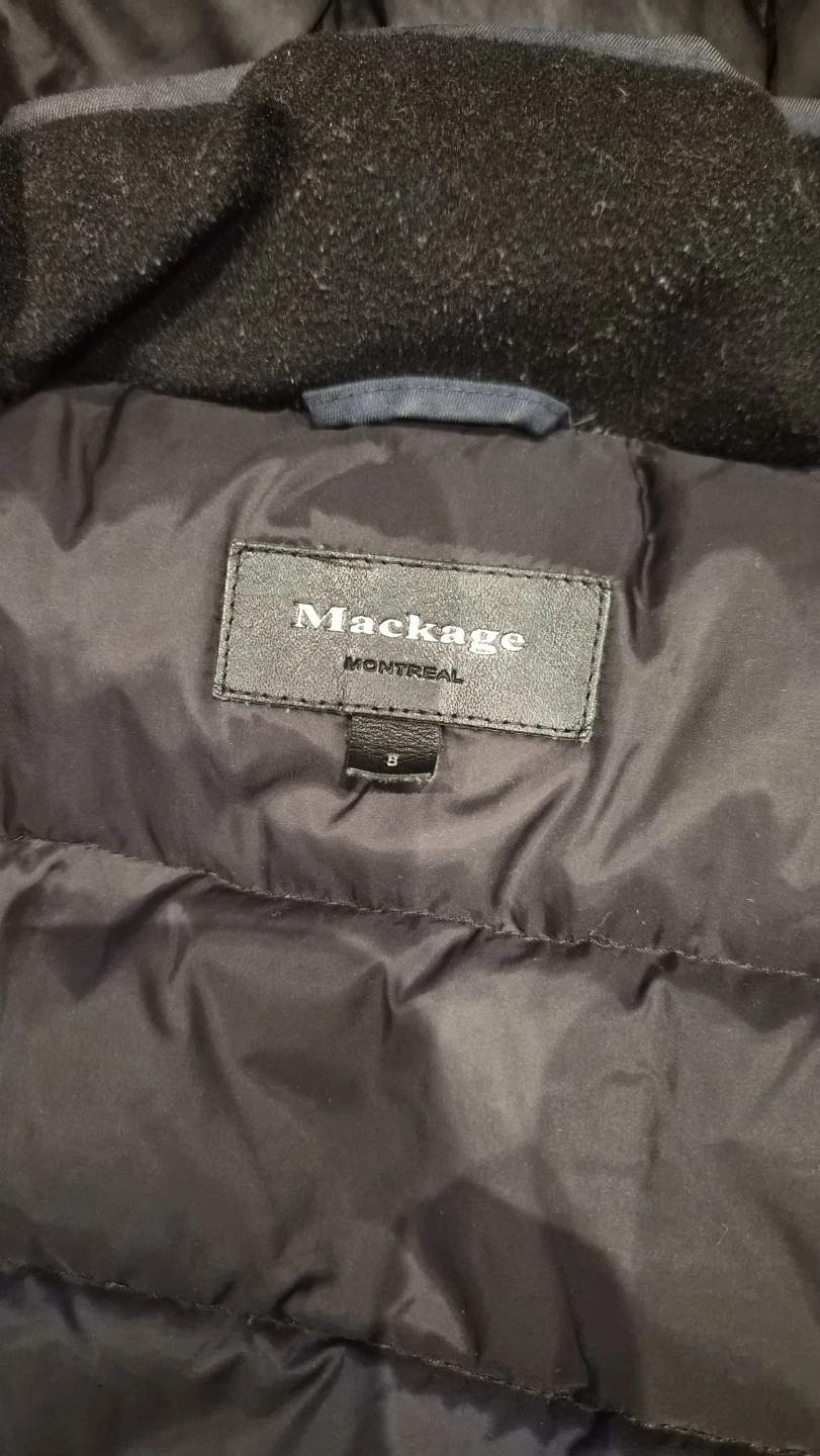 Kids Mackage Jo Navy Winter Down Coat - photo 5