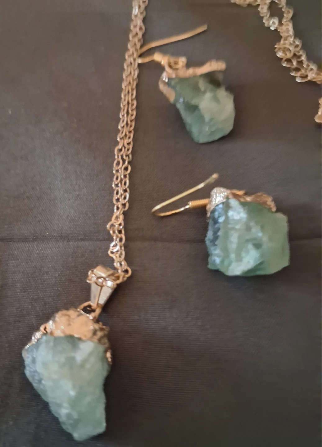 Raw Stone Jewellery Set - photo 3