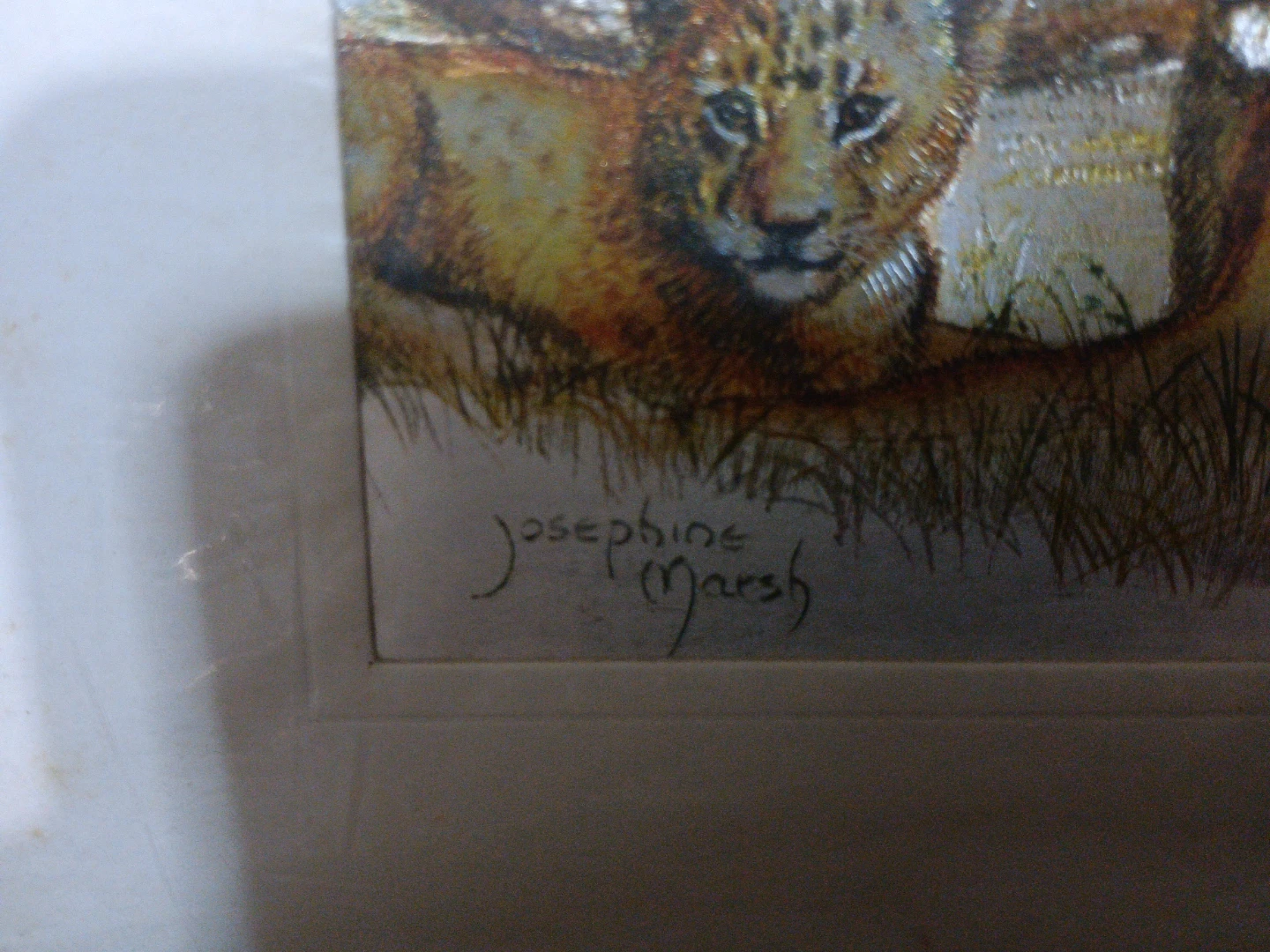 Josephine Marsh Lion Family Metal Art - photo 2