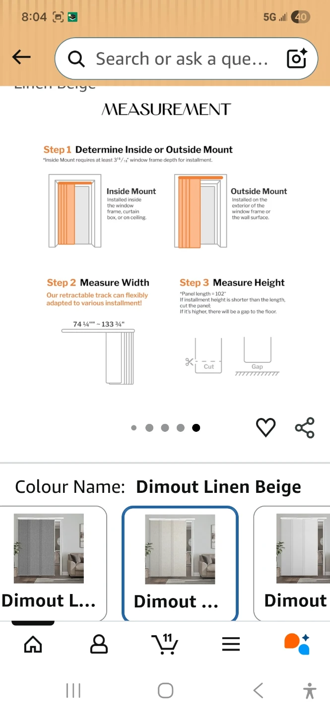Adjustable Panel Track Blinds Patio Sliding Door Blind Vertical - photo 4
