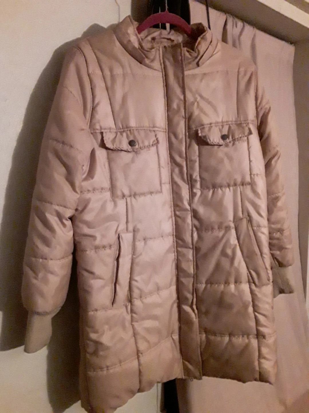 Women's Beige lightweight coat size 1X