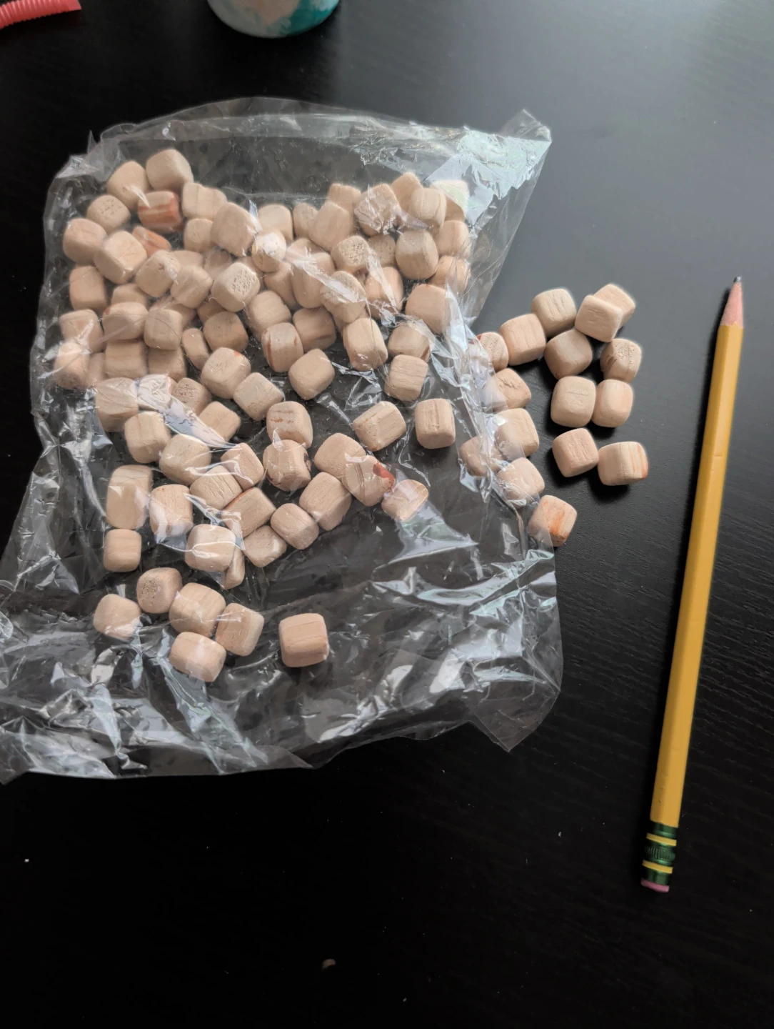 Small Unfinished Wooden Craft Cubes