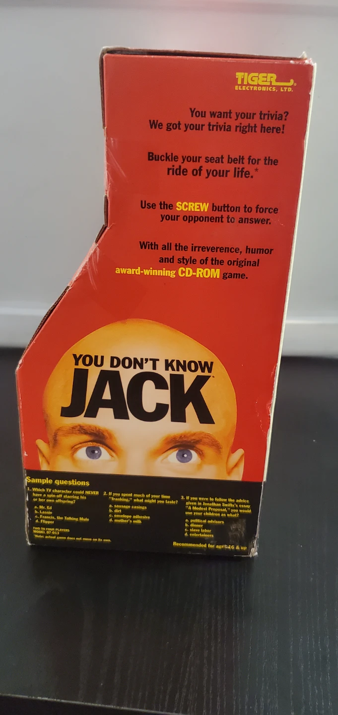 Tiger Electronics You Don't Know Jack Tabletop Trivia Game - photo 2