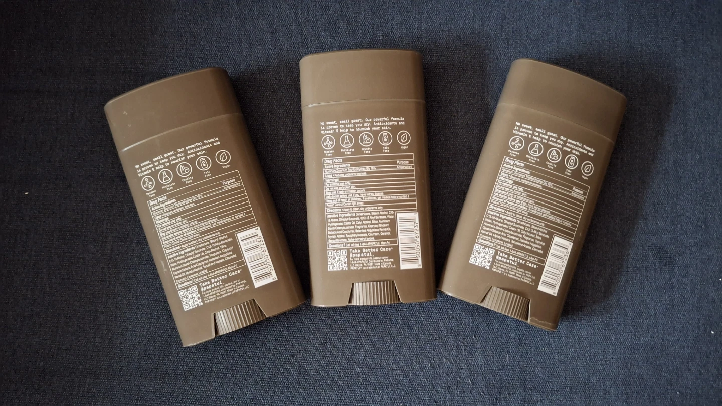 NEW 3 bottles of Papatui Men's Deodorant - Sandalwood Suede - photo 2