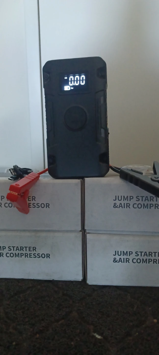 (BRAND NEW) Portable 12V Jump Starter & Air Compressor - photo 2