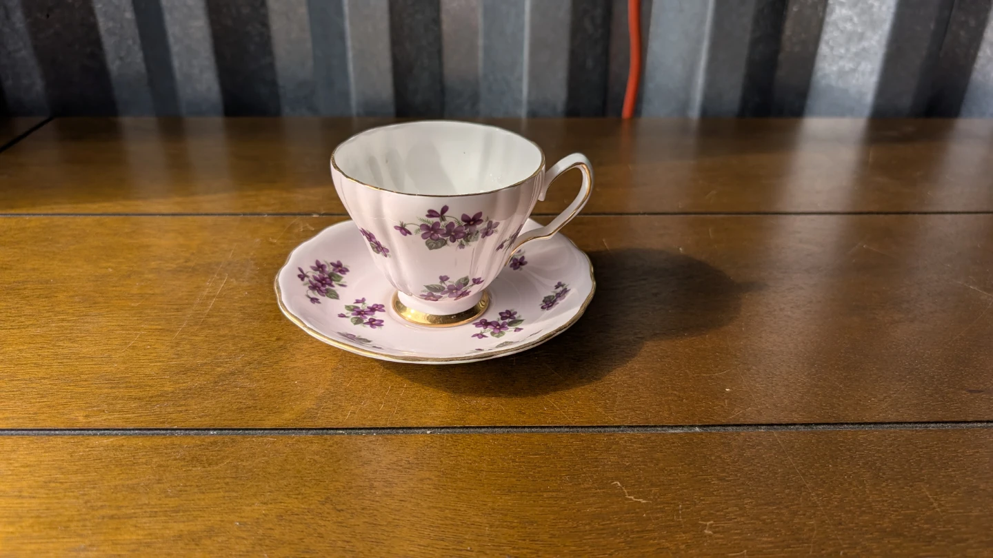 Colclough Bone China Tea Cup and Saucer Set