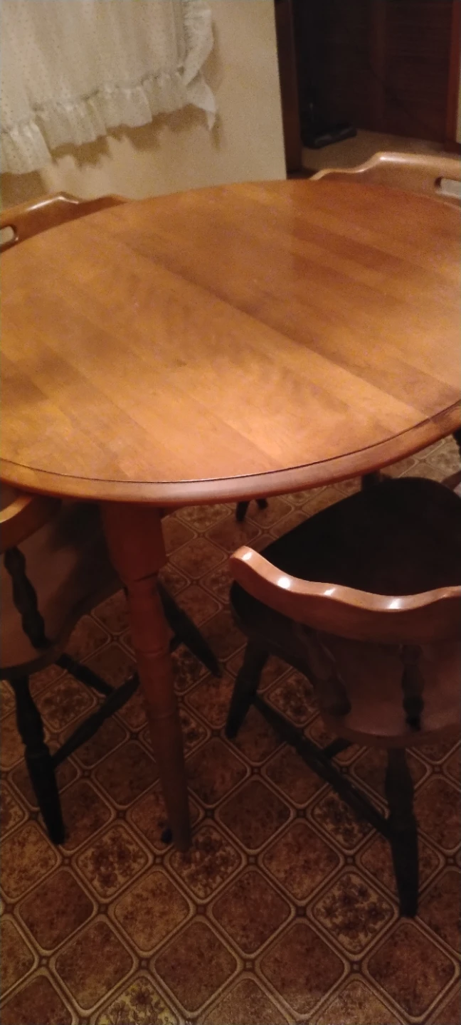 Wooden Dining Table and Chairs Set