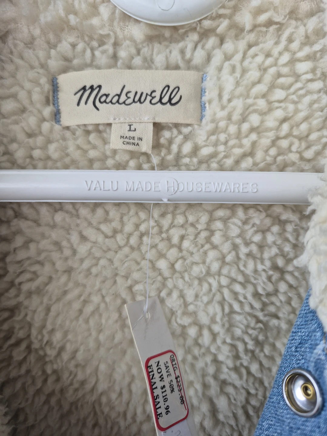 Madewell Sherpa-Lined Denim Jacket - photo 2