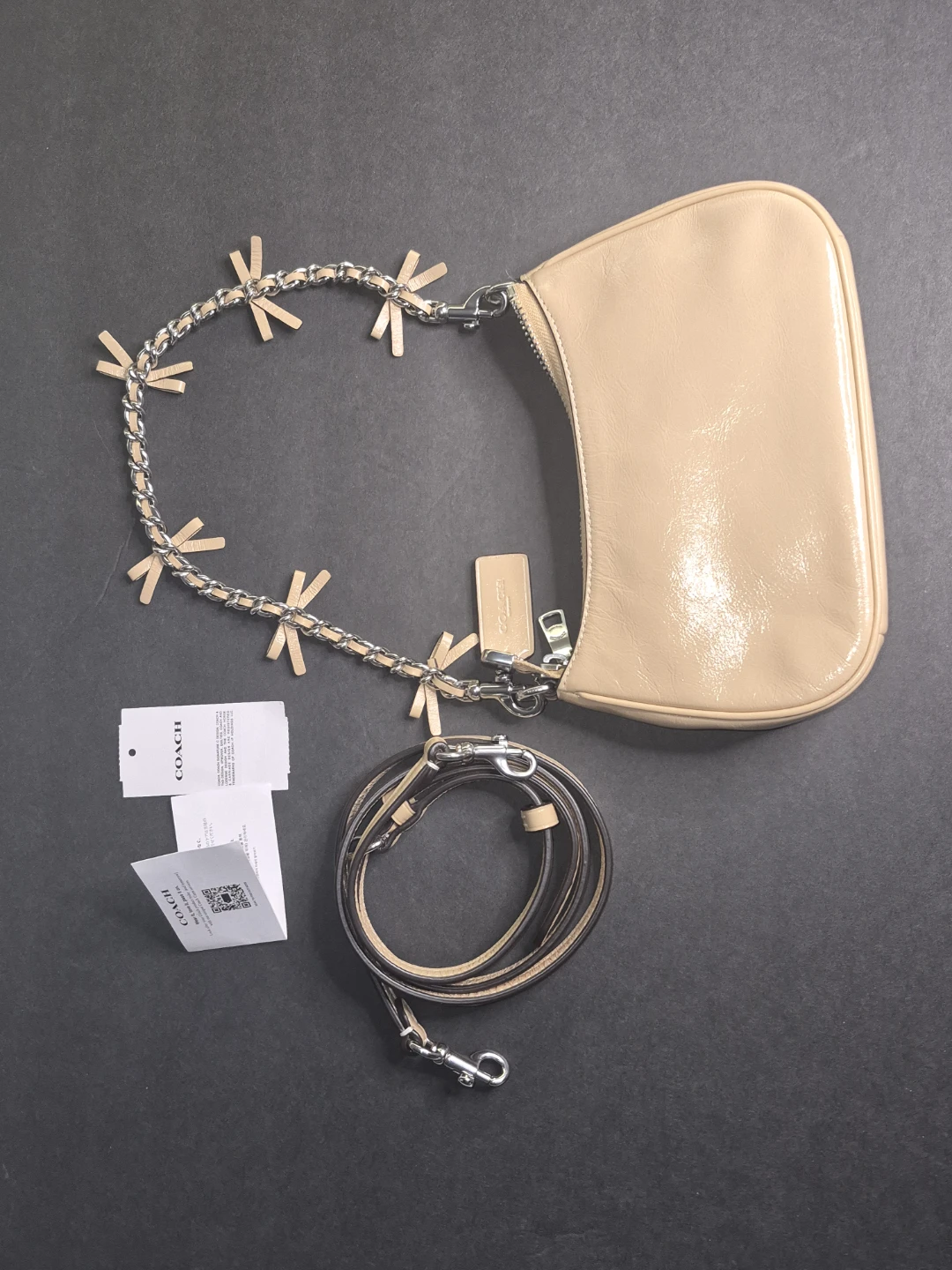 Coach Bow Chain Shoulder Bag - photo 2