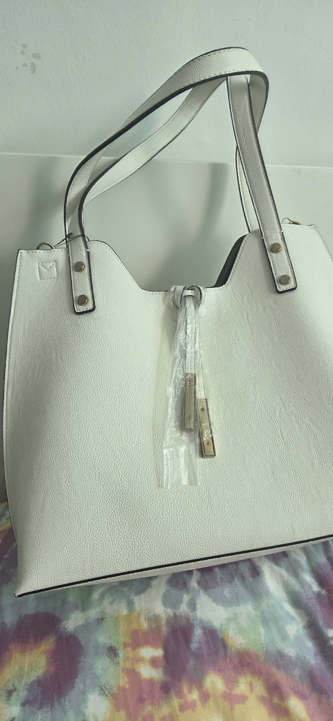 Calvin Klein White Floral Reversible Tote - photo 2