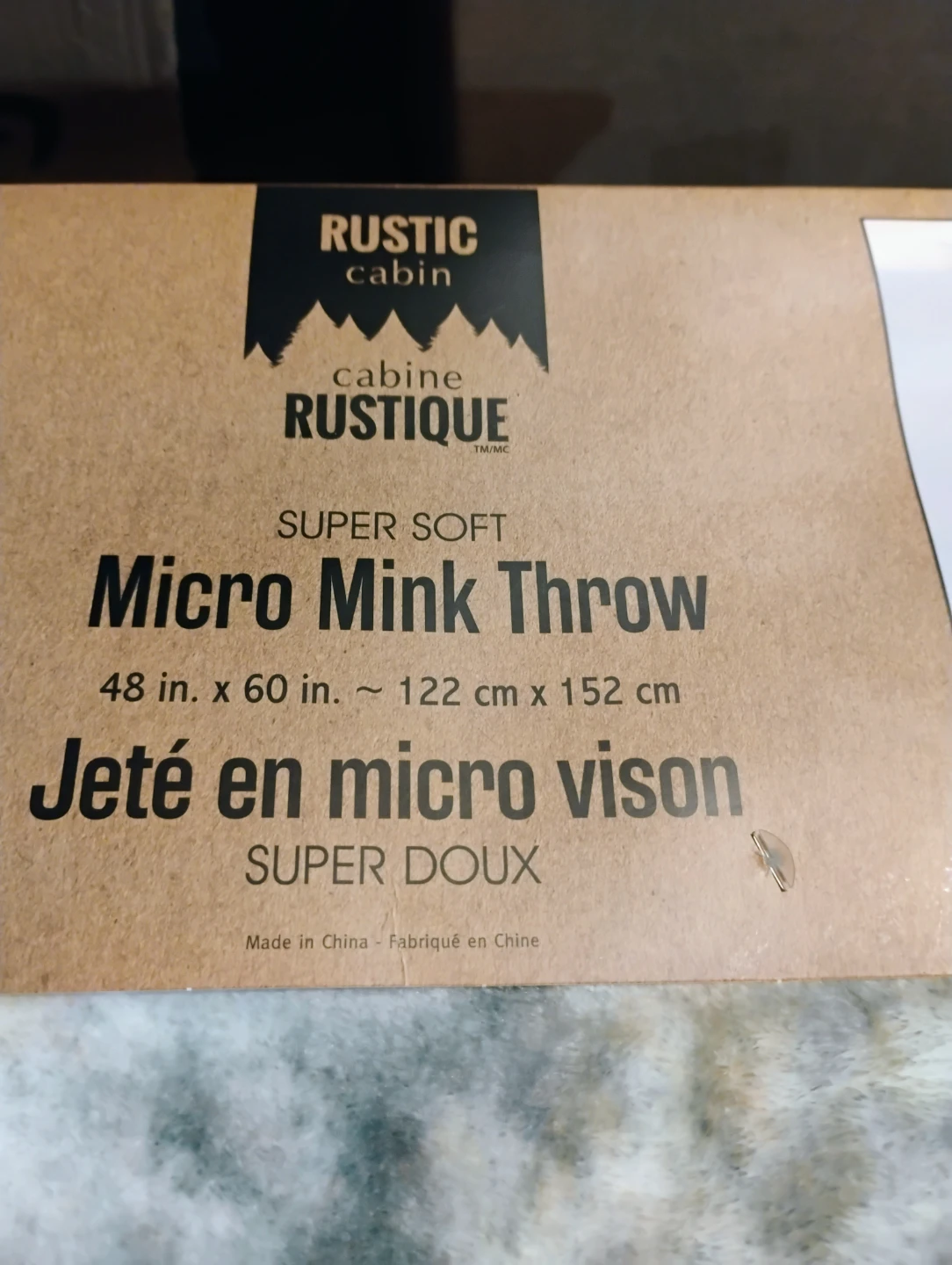 Rustic Cabin Super Soft Micro Mink Throw - photo 2