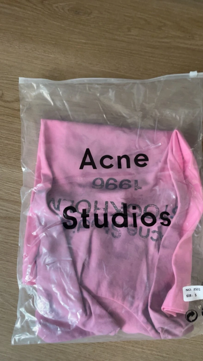 Acne Studios Pink Long Sleeve T-Shirt