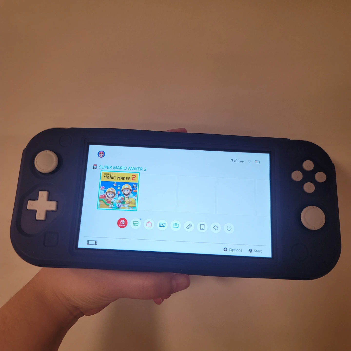 Nintendo switch lite with Mario Maker