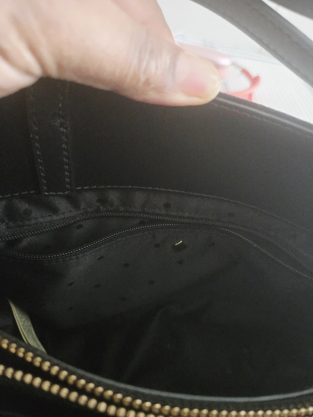 Kate Spade Black Suede Floral Bag - photo 5