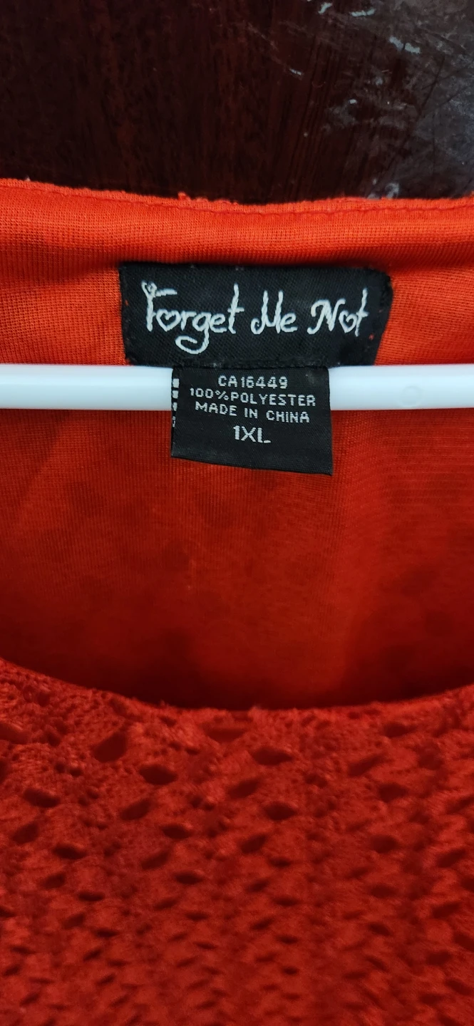 Red blouse