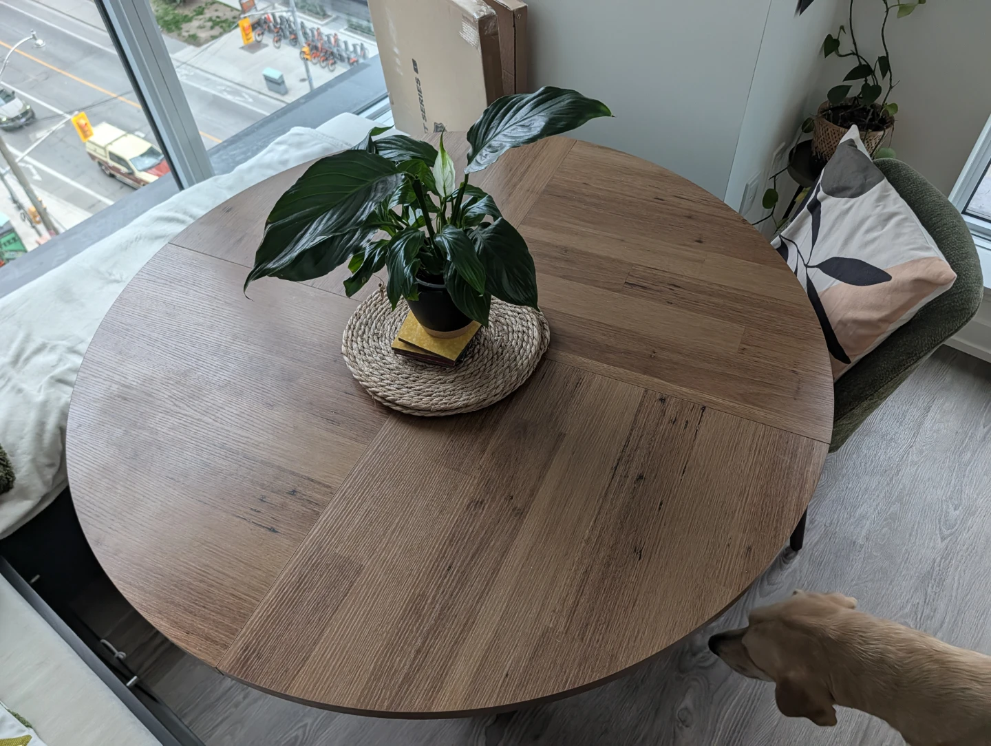 Round Wood Dining Table