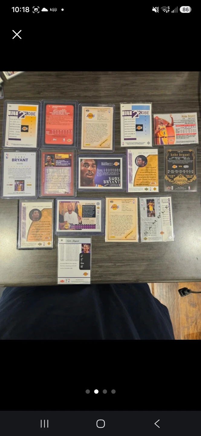 Collection of Kobe Bryant Basketball Cards - photo 2