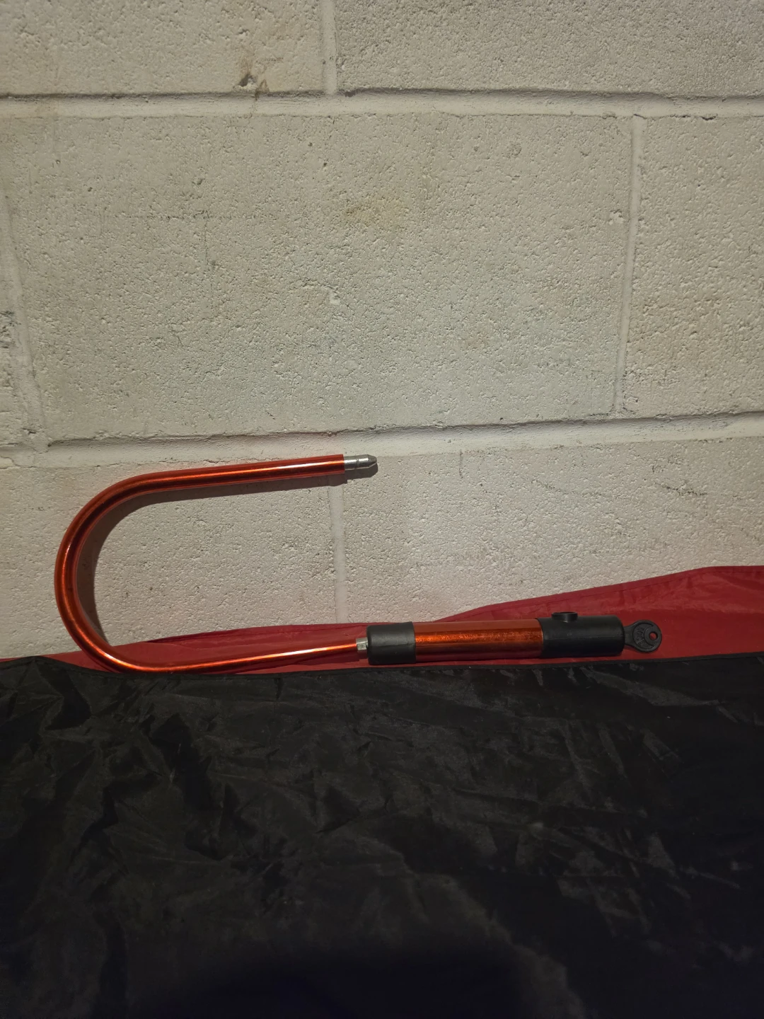 Red U-Lock Bike Lock - photo 2