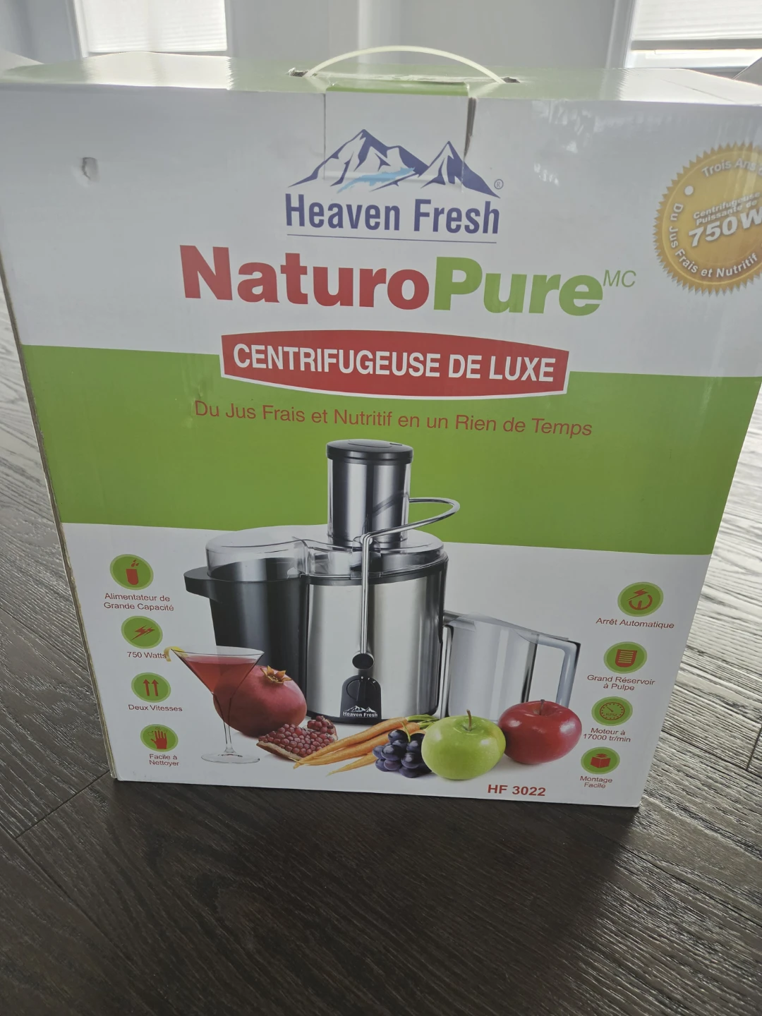 Heaven Fresh NaturoPure Deluxe Juicer HF 3022
