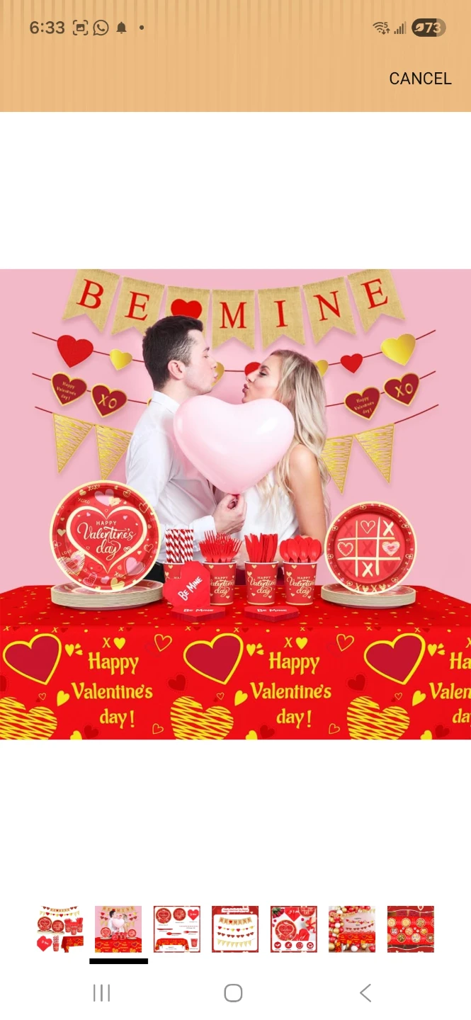Valentine's Day Party Supplies Set - photo 2