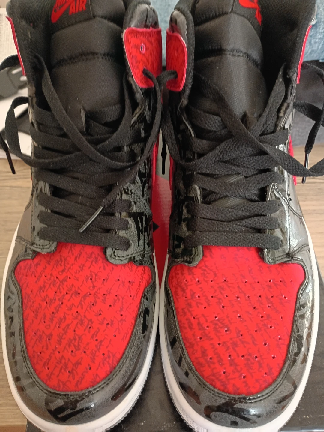Air Jordan 1 High Rebellionaire "BANNED" MENS SIZE 9 WORN 1 TIME