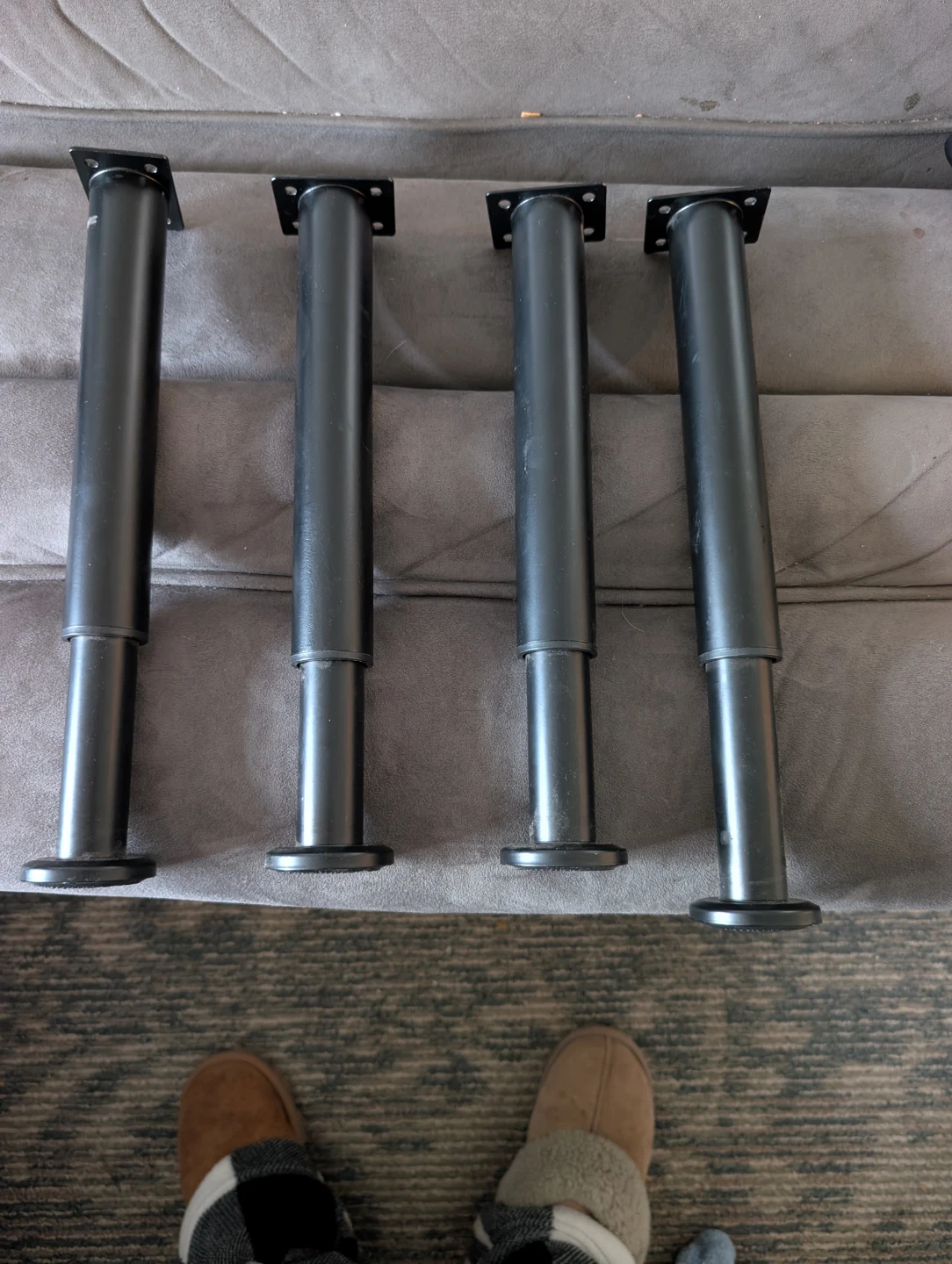 Set of 4 Adjustable Furniture Legs