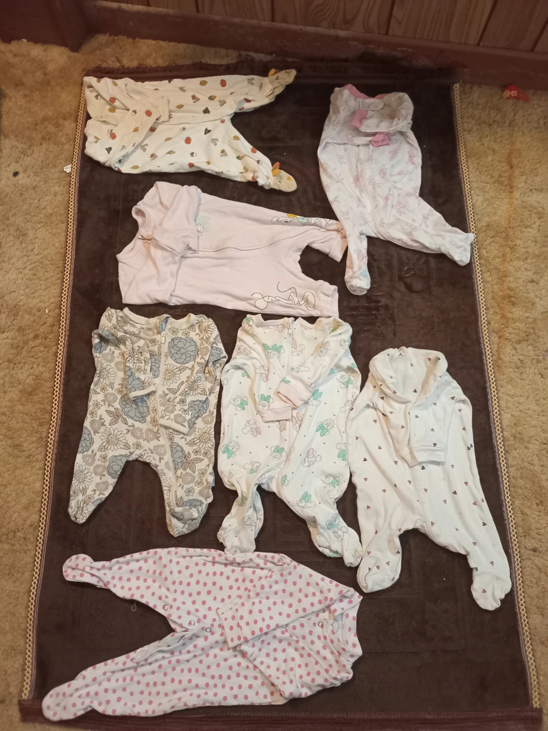 7 footed Baby Sleepers newborn-3 month