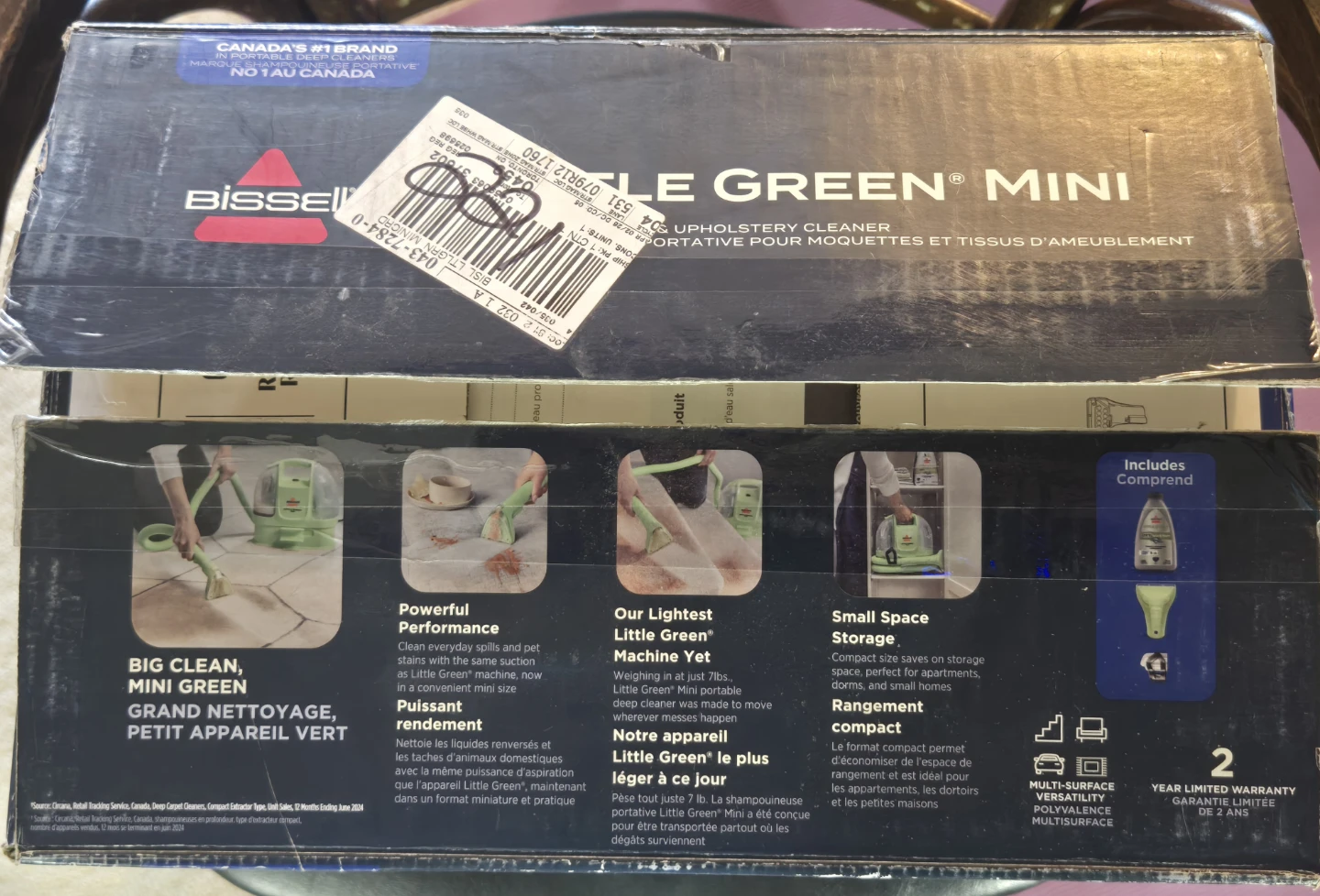 BISSELL Little Green Mini Portable Cleaner.BNIB. - photo 4
