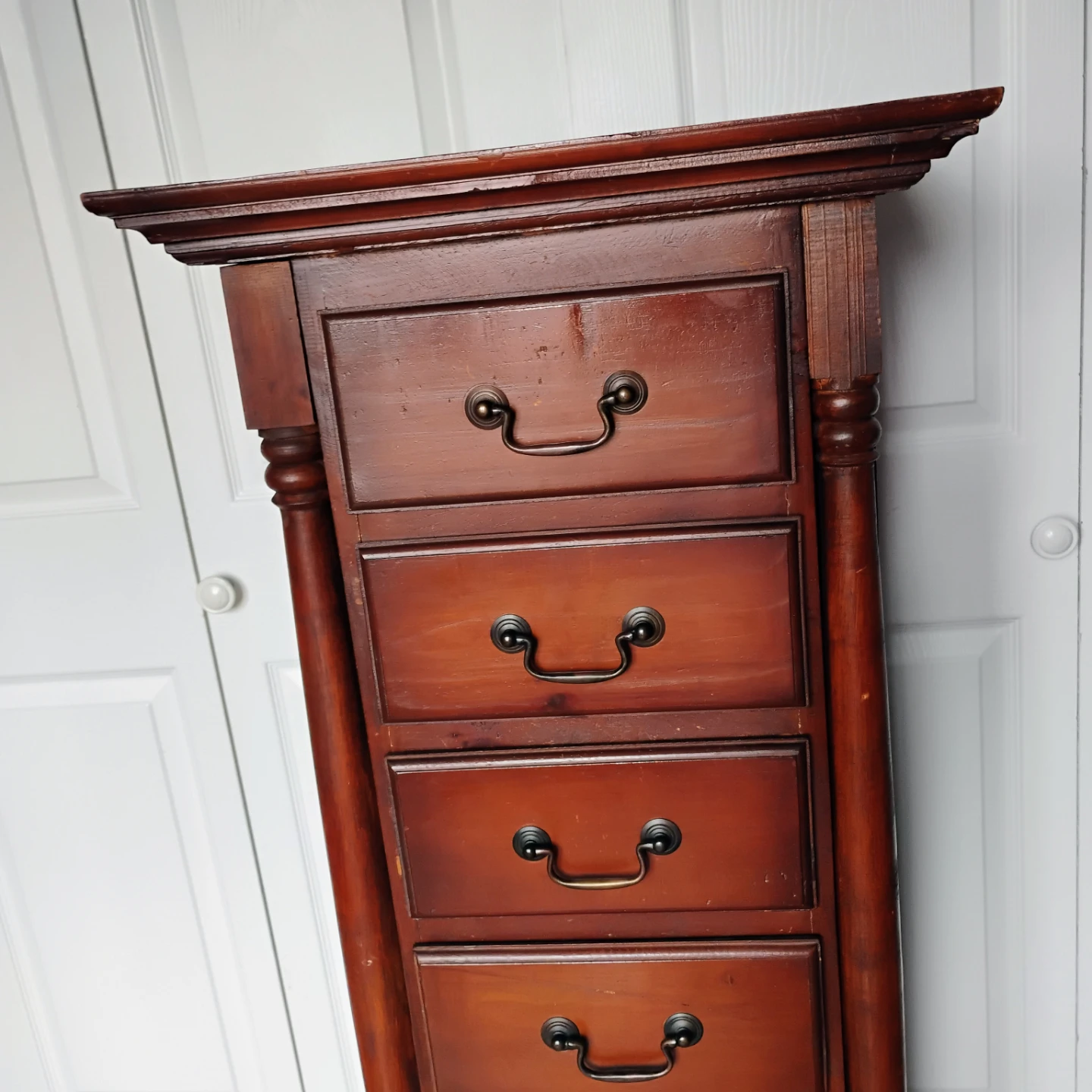 Tall Wooden Jewelry Chest - photo 2