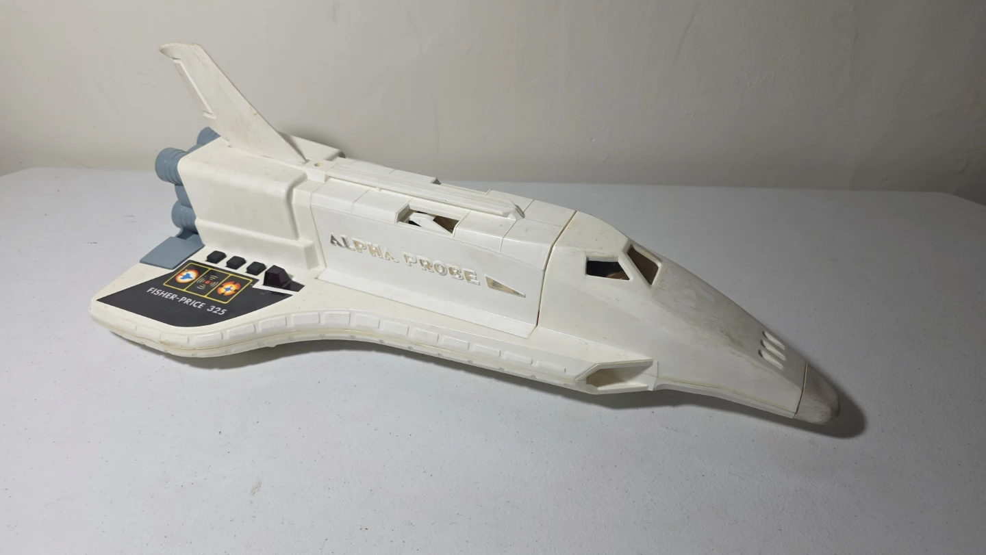 Fisher-Price 325 Alpha Probe Space Shuttle Toy 1979