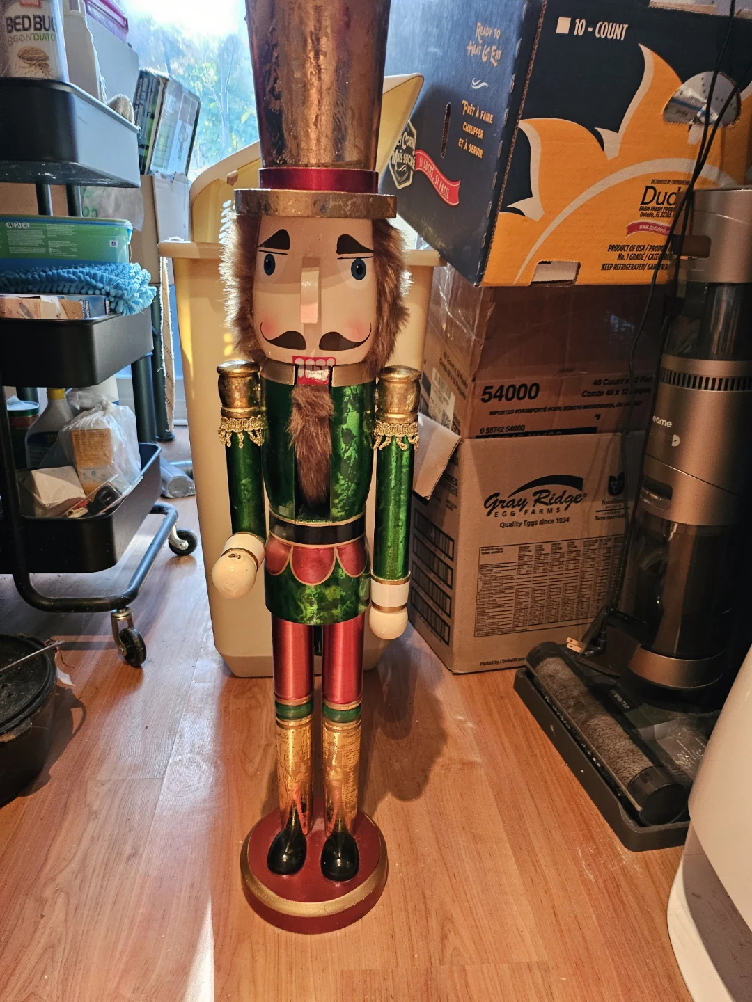 Large Wooden Nutcracker Soldier - photo 4