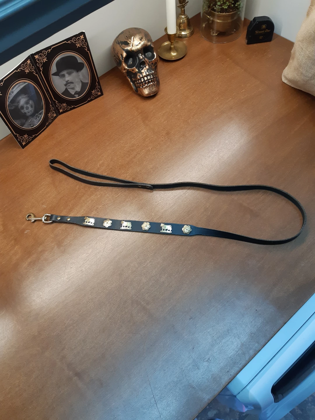 Black Swiss Appenzell dog leash - photo 3