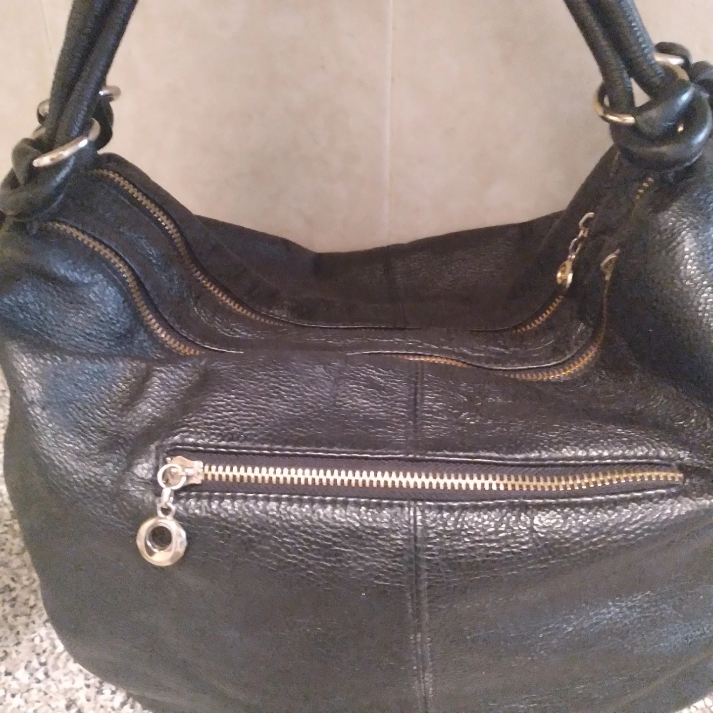 KGB Black Label Leather Handbag - photo 2