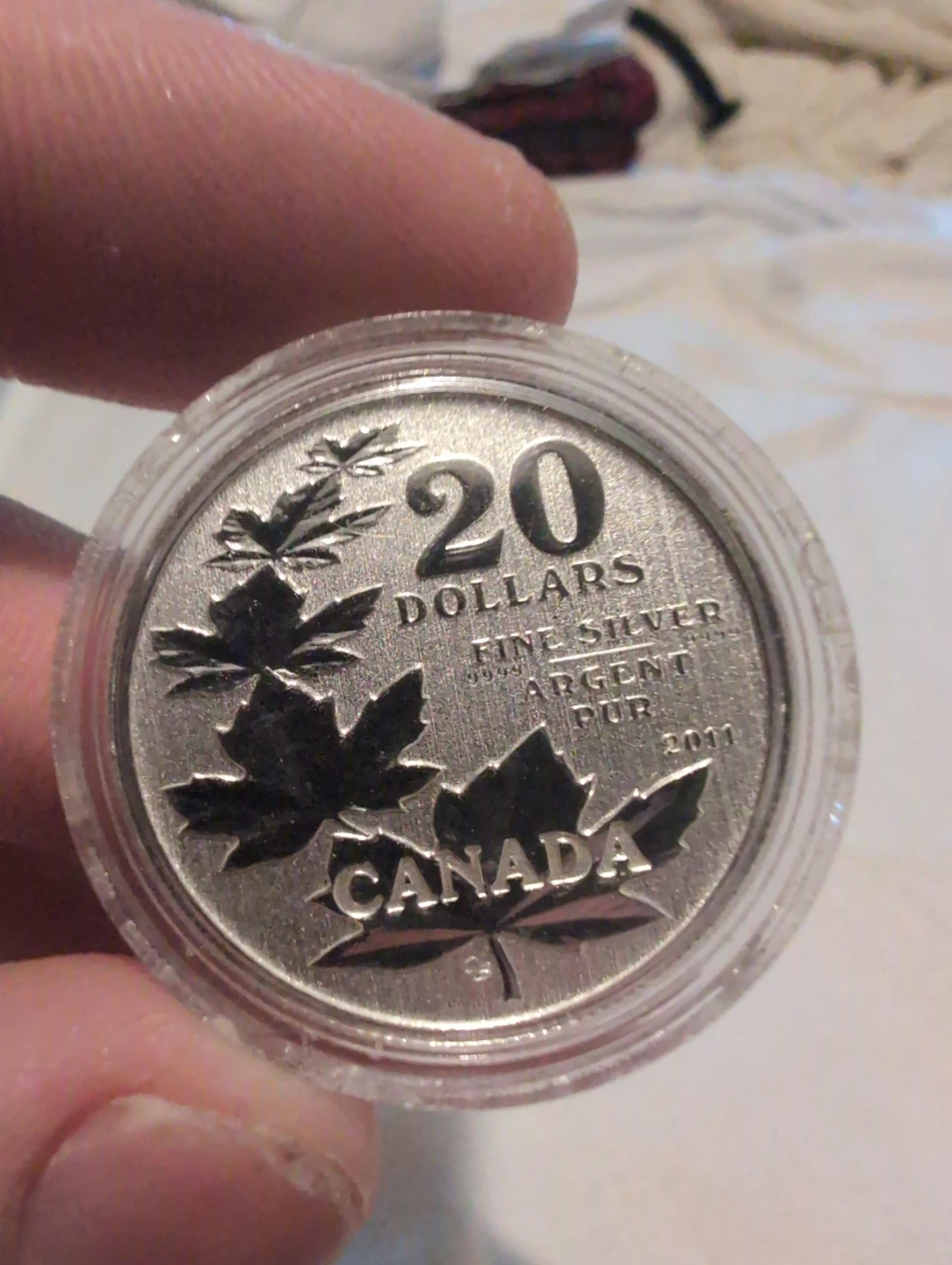 2011 20 Dollar Fine Silver Coin