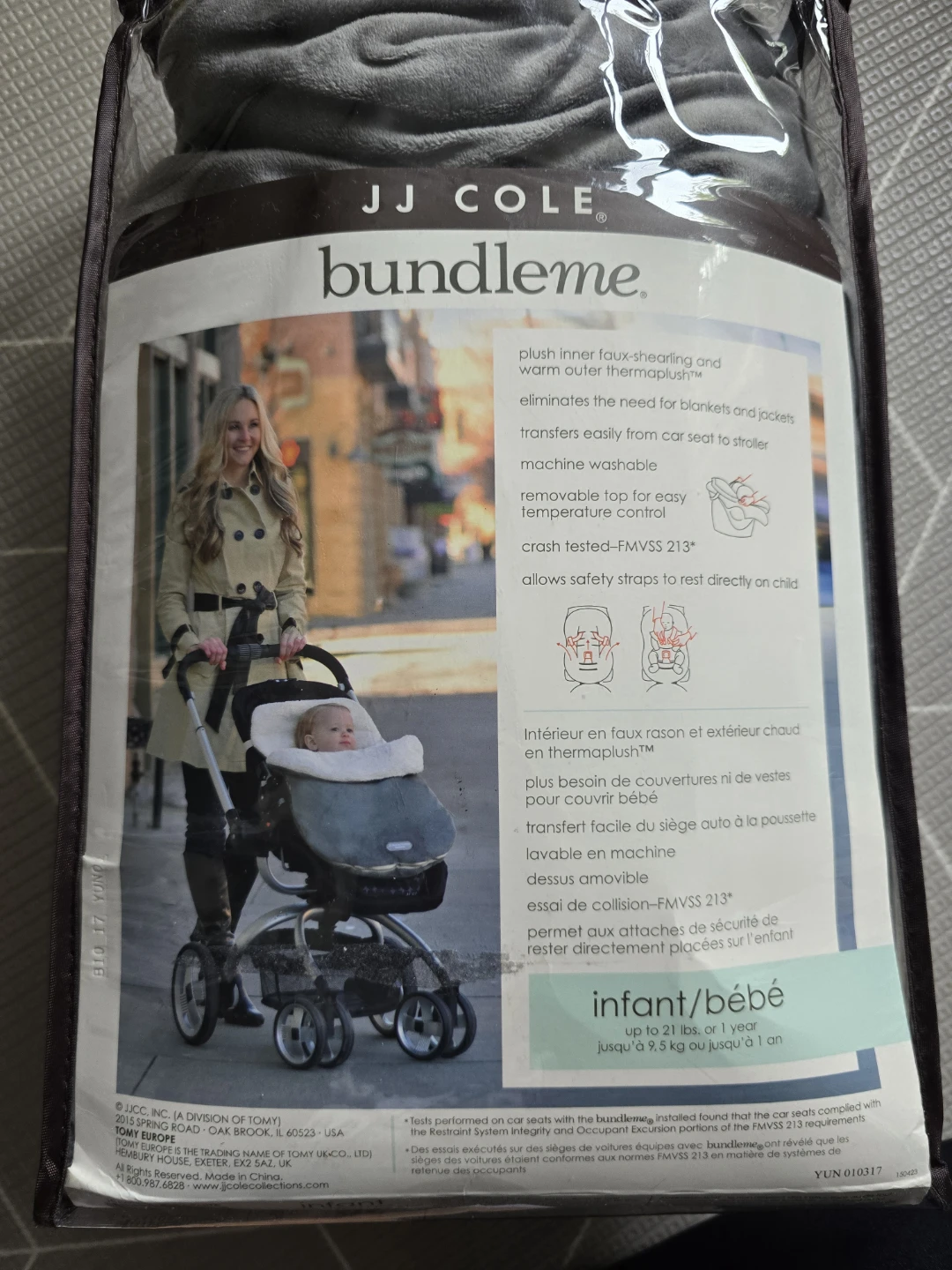 JJ Cole Original Bundleme Carseat/Stroller Cover/Bunting bag - photo 2