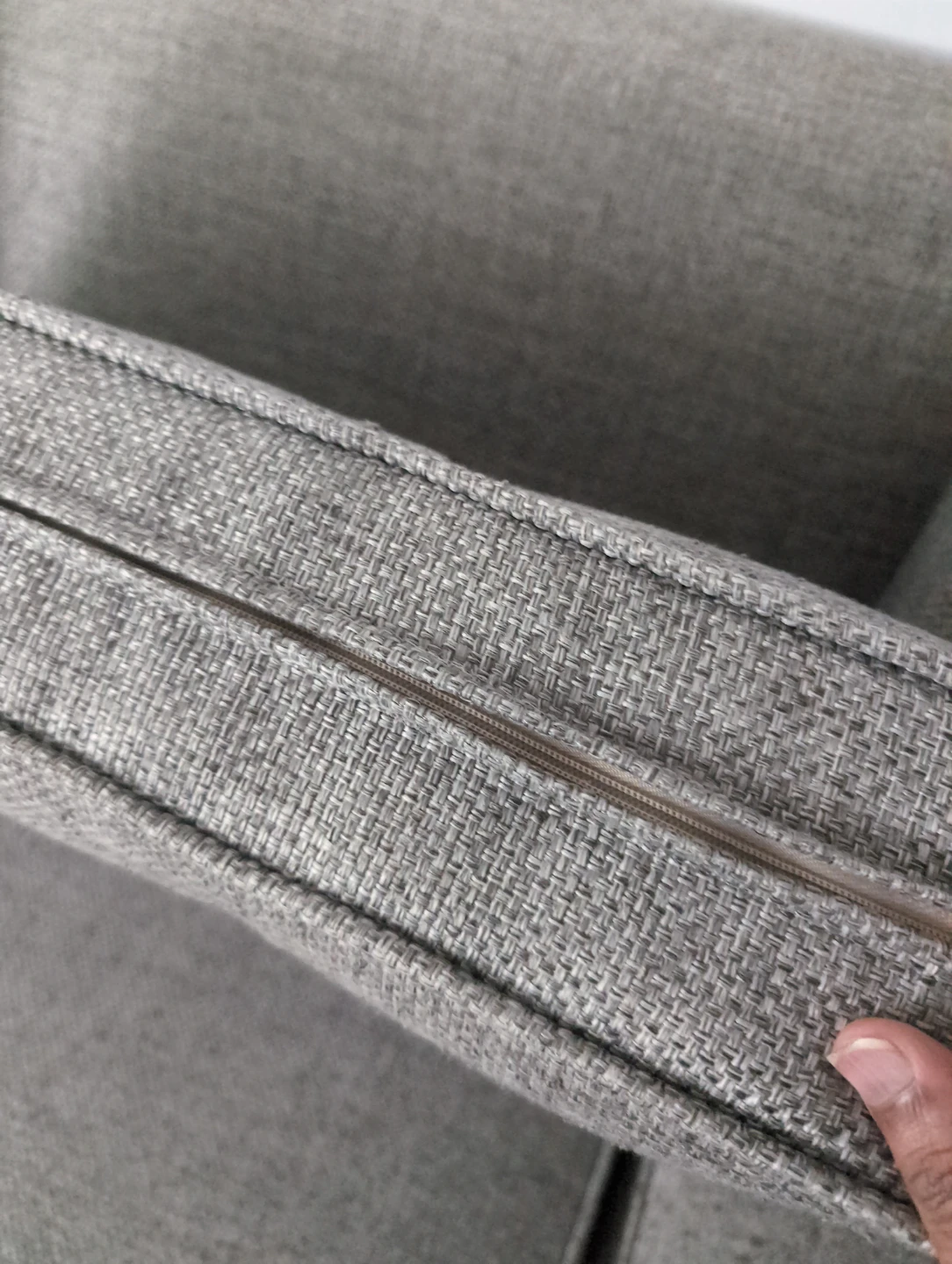 Mid-century Modern Style Grey Sofa - photo 3