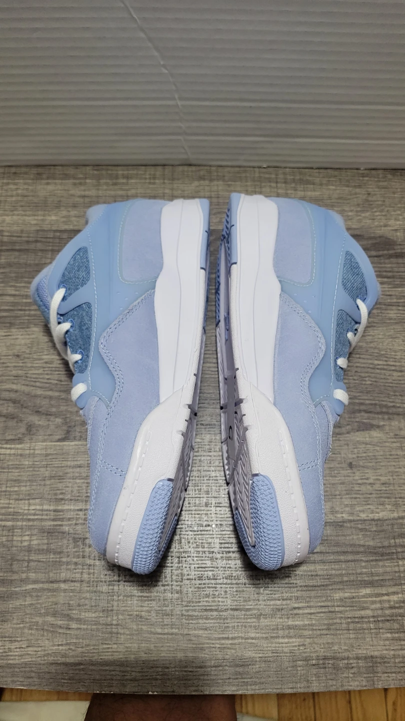 Nike Jordan Flight Club 91 Light Blue Shoes Boys Size 3Y - photo 2