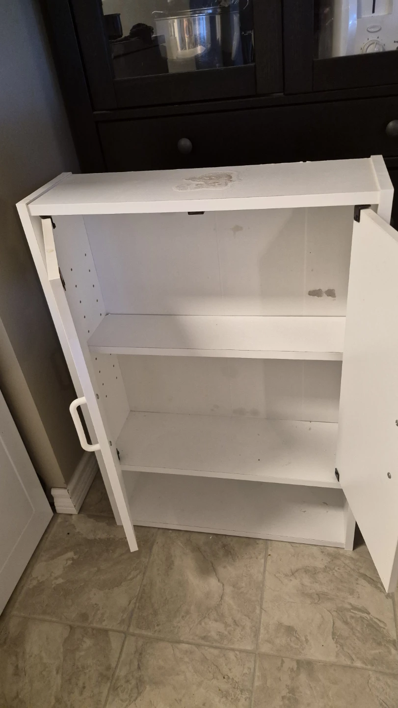 White wall-mounted storage cabinet - photo 3