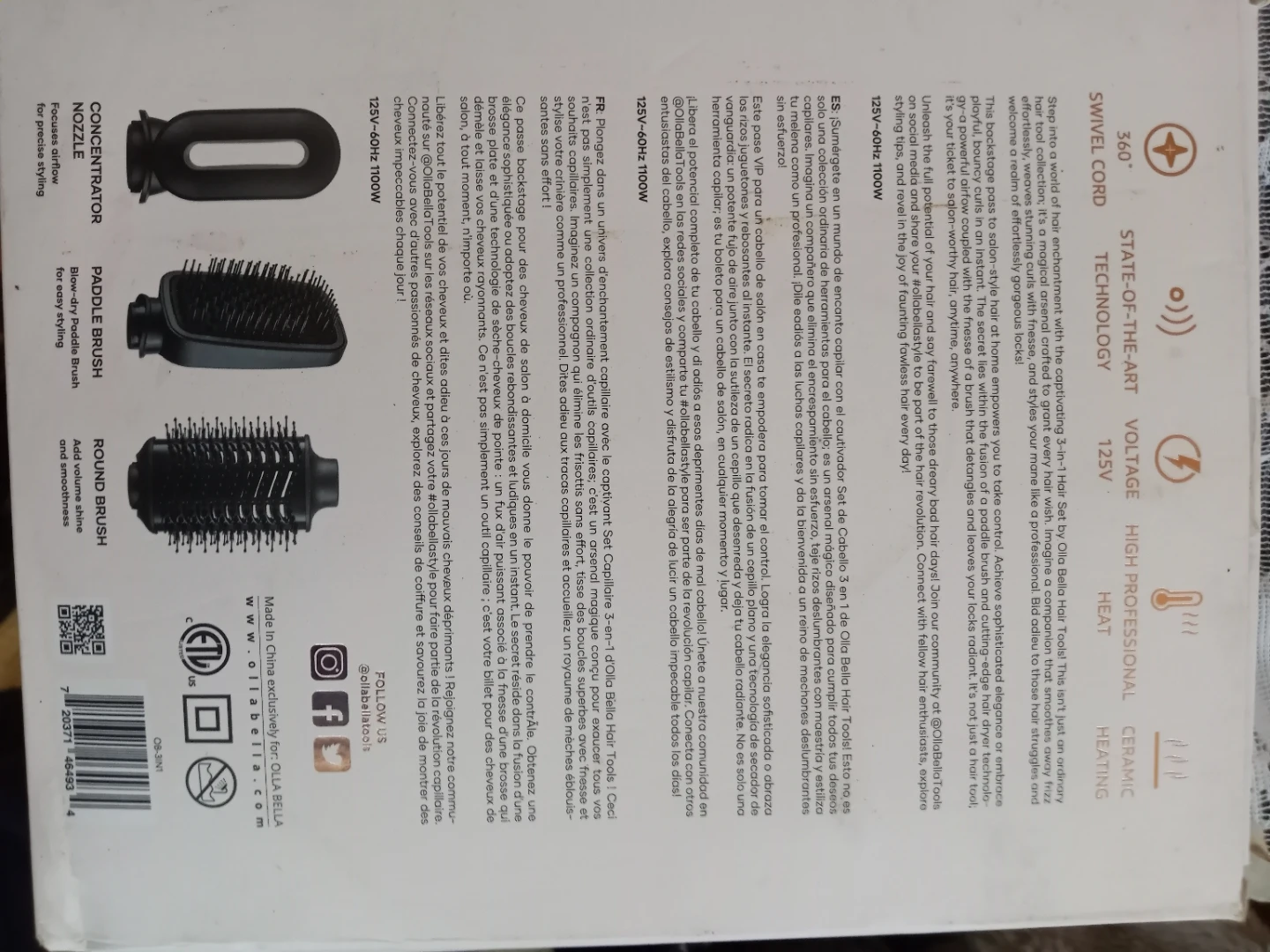 Olla Bella 3-in-1 Multi-Styler Hair Tool - photo 3