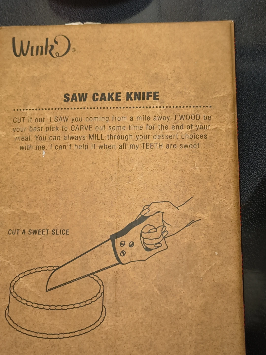 Wink Lumberjack Saw Cake Knife - photo 4