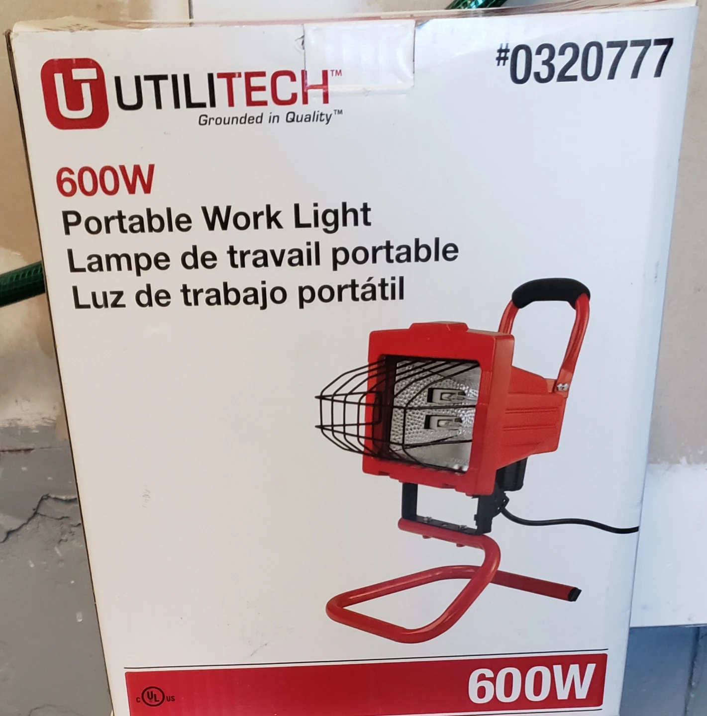 Portable Work Light 600w