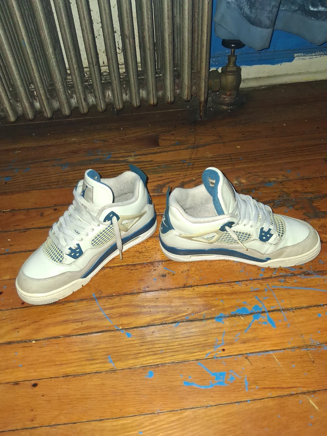 Nike Air Jordan 4 Retro GS Industrial Blue Size 6.5Y - photo 2