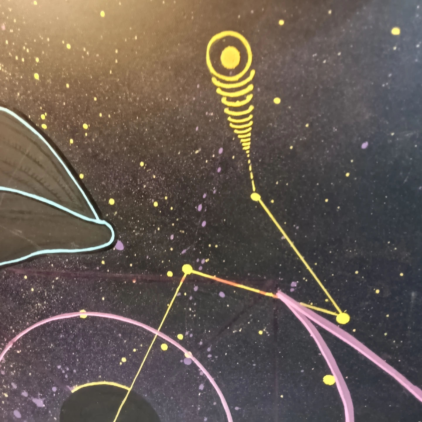 ORIGINAL CONTEMPORARY COSMIC ARTWORK - photo 4