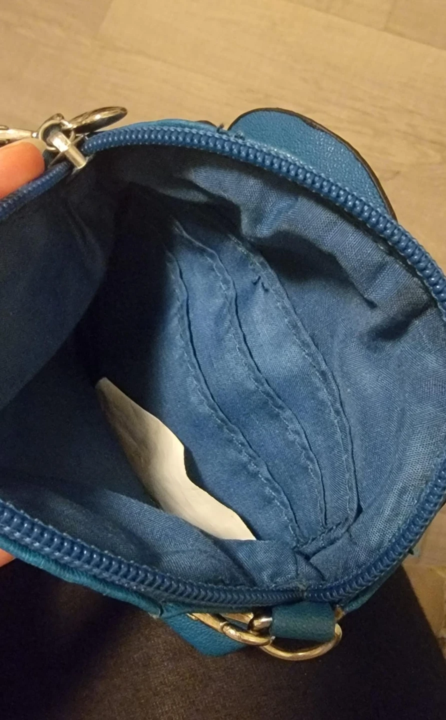 Blue Flower Shaped Crossbody Purse - photo 2
