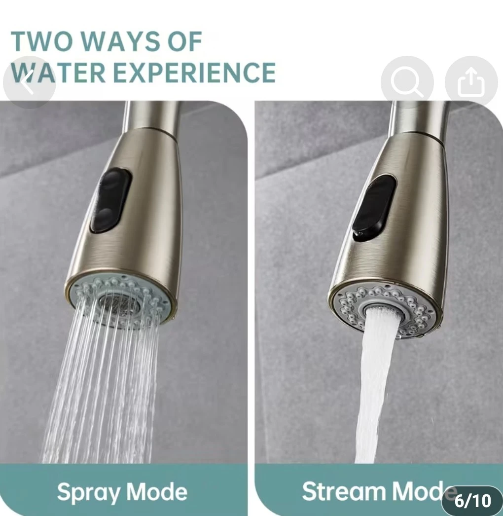 Kitchen faucet with pull down spray - photo 3