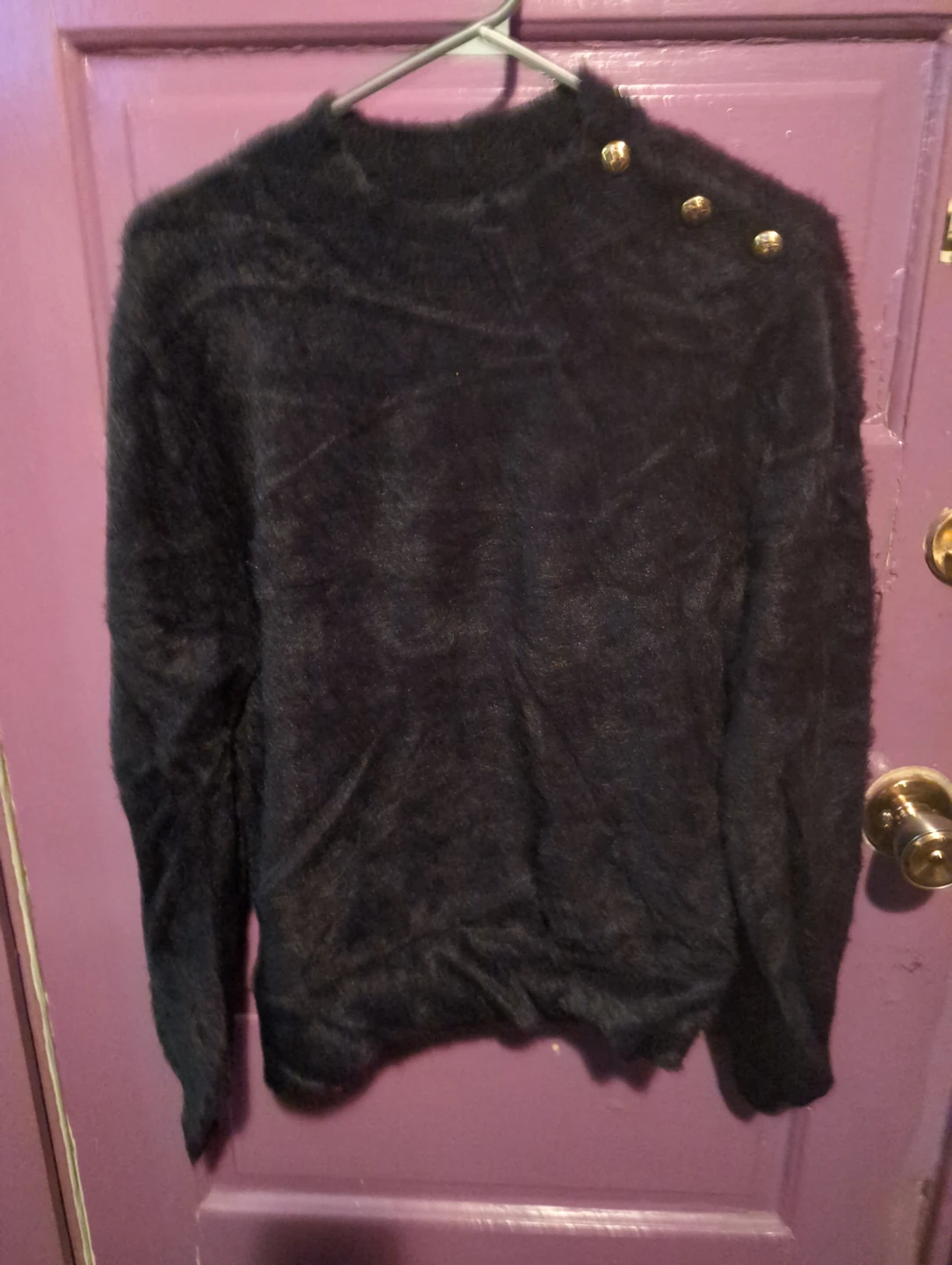 Banana Republic fuzzy knit sweater