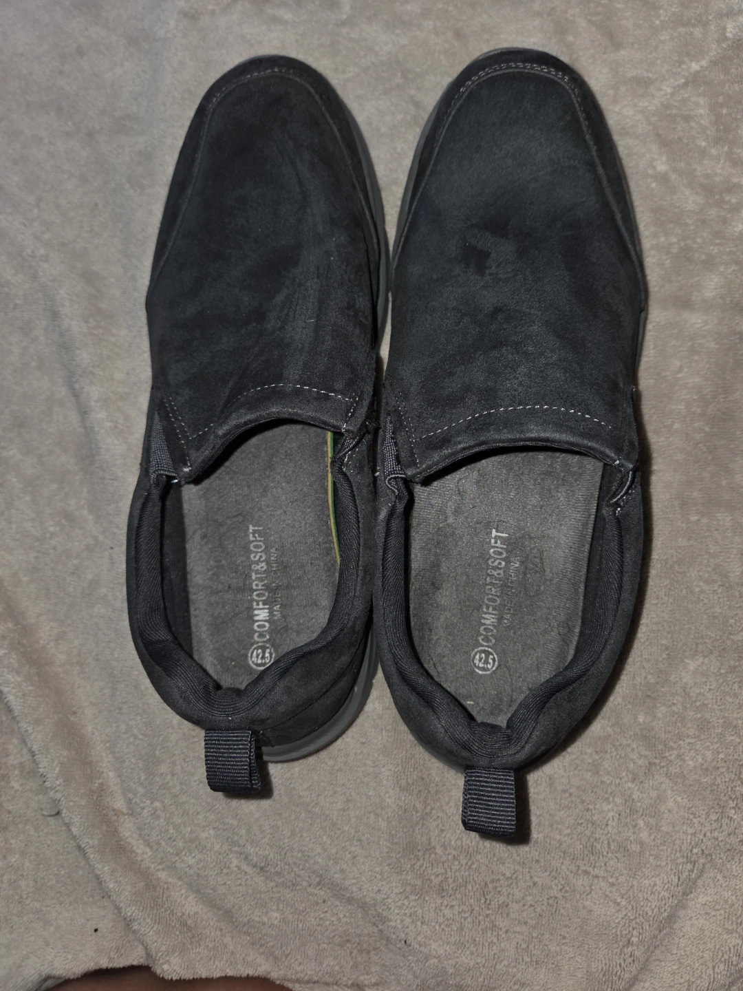 Gray Comfy & Soft Slip In Shoes in a Men's 9