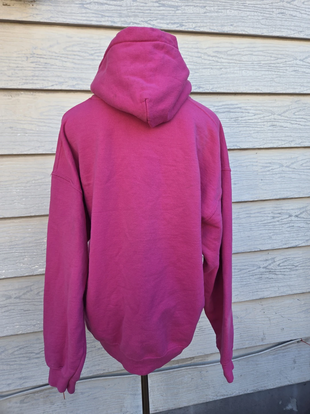 Bright Pink Hooded Sweatshirt - photo 3