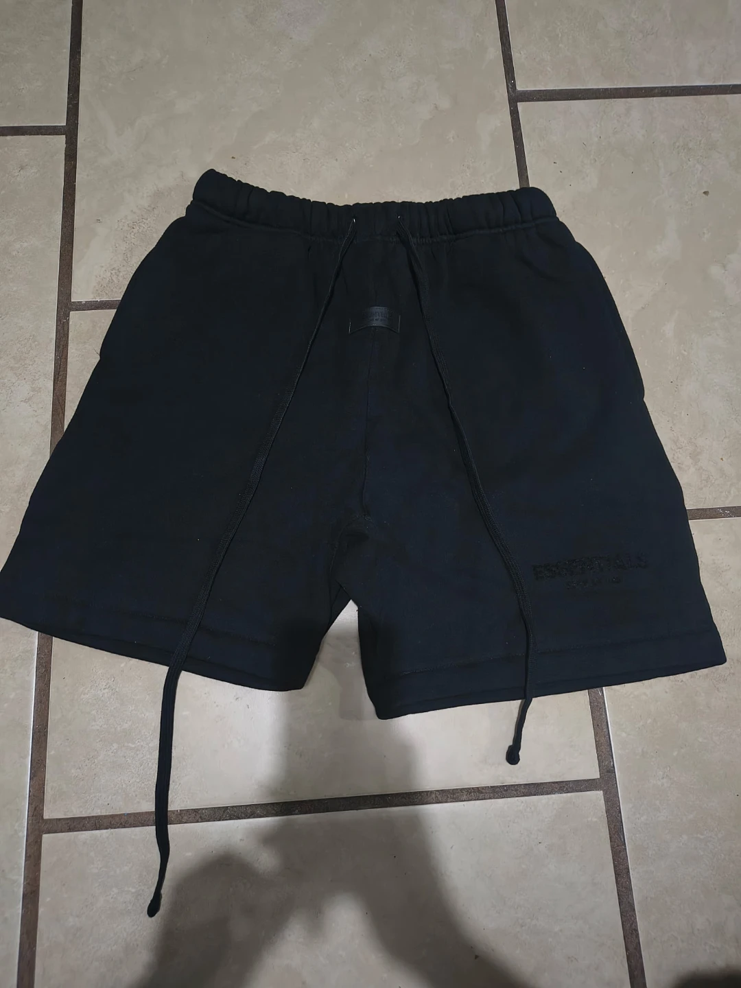 Essentials Fear of God Black Shorts